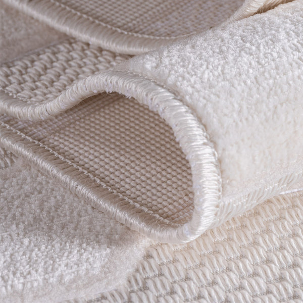 Vloerkleed DOHA 1654 – Cream, Modern Design, Anti-Slip – detailfoto 2