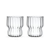 Glazen Koffieglazen 300 ml – Trendy Linea Borosilicaatglas Set van 2