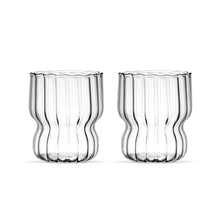 Glazen Koffieglazen 300 ml – Trendy Linea Borosilicaatglas Set van 2