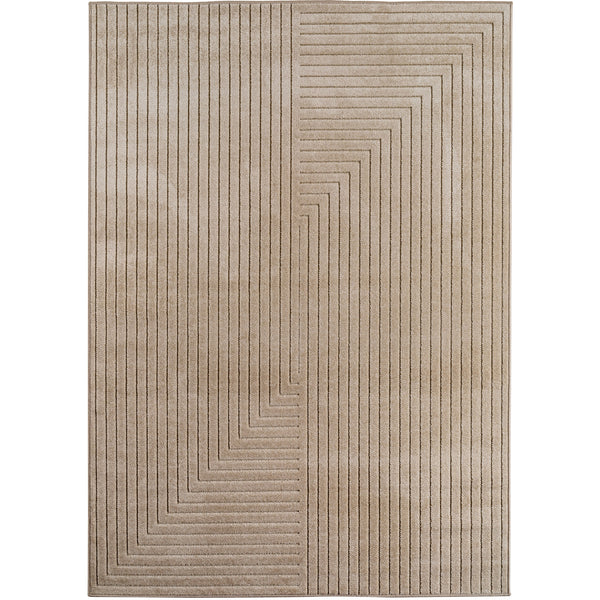 Vloerkleed NOVA 1202 Beige – Japandi Stijl | Indoor & Outdoor