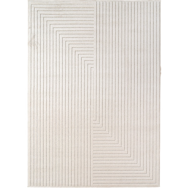 Vloerkleed NOVA 1202 Cream – Japandi Stijl | Indoor & Outdoor