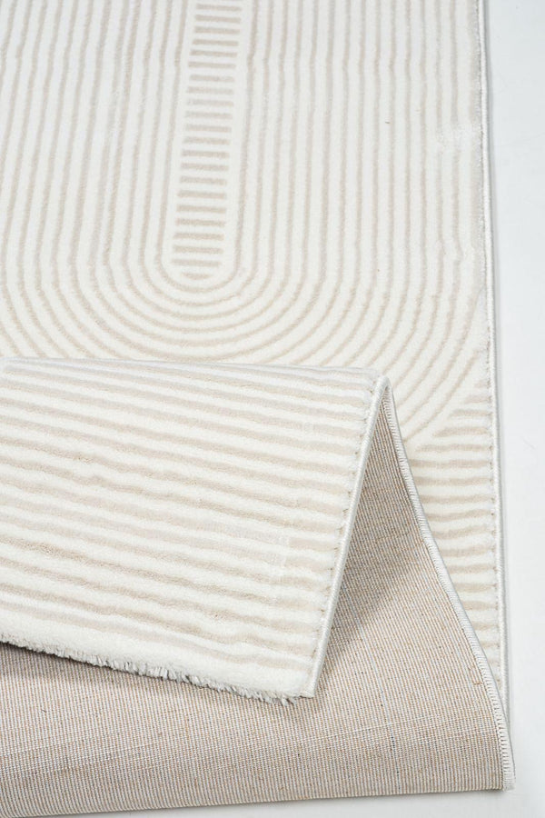 Vloerkleed JAPANDI Cream – Luxe & Trendy Design – detailfoto 2