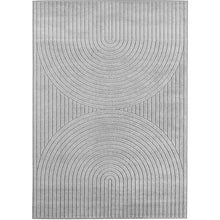 Vloerkleed NOVA 1201 Silver – Japandi Stijl | Indoor & Outdoor
