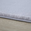 Vloerkleed rond FLUFFY Zilver/Lichtgrijs - Ultiem zacht en comfortabel