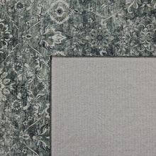 Wasbaar groen vloerkleed Inka 1148 – antislip, 3 mm