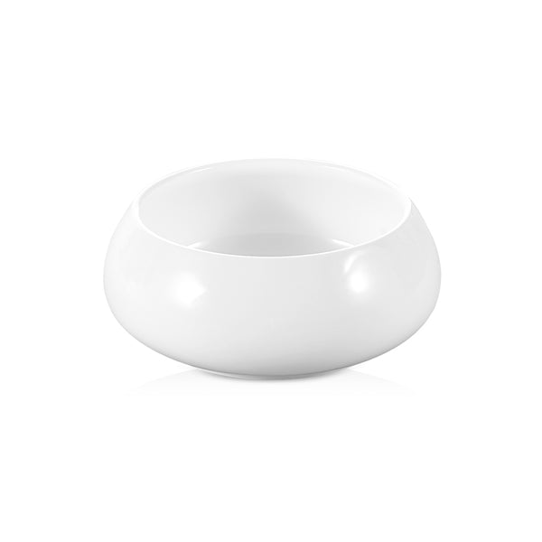 Trendy chubby porseleinen kommen wit set van 6 - 14 cm - voor soep en snacks