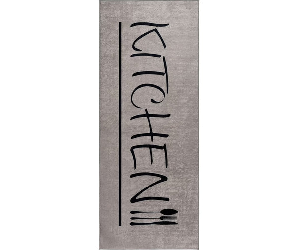 Wasbare Keukenloper - KITCHEN beige| 60 x 180 cm – detailfoto 2