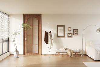 Witte metalen kapstok – 174 cm – Stevig & modern