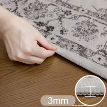 Wasbaar creme vloerkleed Inka 1142 – antislip, 3 mm