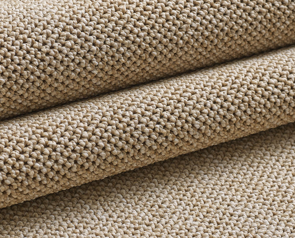 Geweven vloerkleed Loom Beige – effen beige design woonkamer
