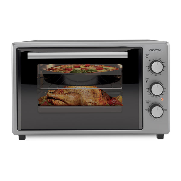 NOCTA Elektrische Oven – 38 Liter, Vrijstaand oven (Grijs) – detailfoto 2
