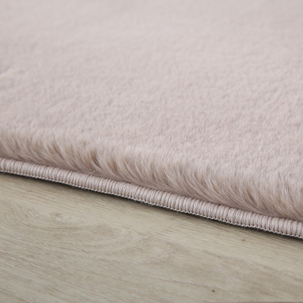 Vloerkleed FLUFFY Beige/Taupe - Ultiem zacht en comfortabel – detailfoto 2