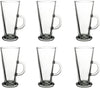 Pasabahce Colombian – Glazen met Poot en Handvat, 12 Stuks, 263 ml, Hittebestendig
