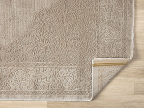 Vloerkleed Elyse Taupe 837 – Klassiek & Tijdloos Design