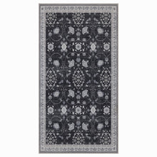 Wasbaar black vloerkleed Inka 1146 – antislip, 3 mm