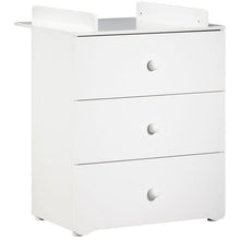 Complete Basis babykamer – 3-delige babykamer set met bed 120x60 cm, commode en kledingkast – Wit – BabyPrice