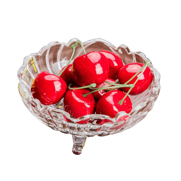 Kleine Glazen Fruitschaal op Poten