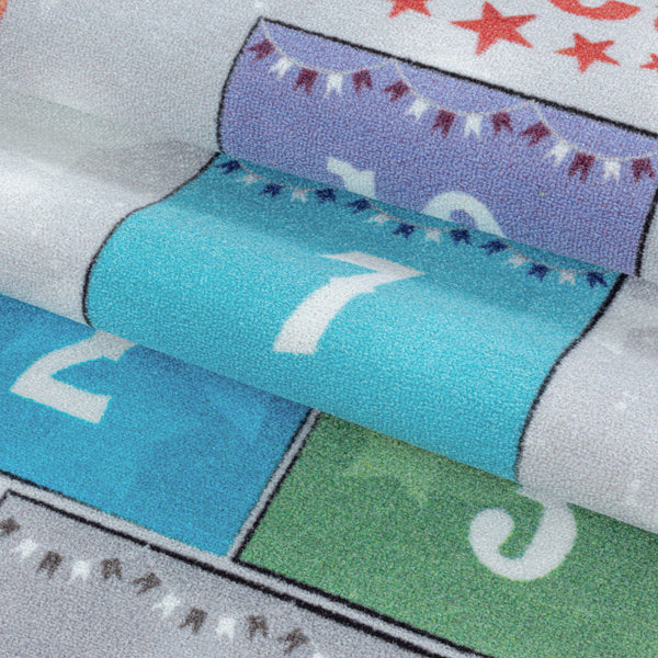 Vloerkleden Kinderen PLAY 2909 GREY – Speels en Veilig – detailfoto 2
