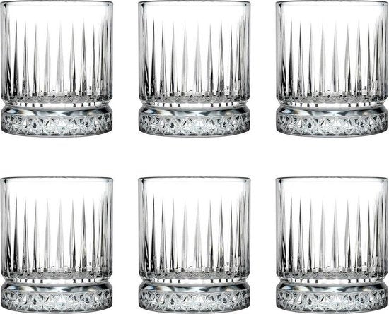 ELYSIA Whiskey/Drinkglazen – Set van 6 (210 ml)