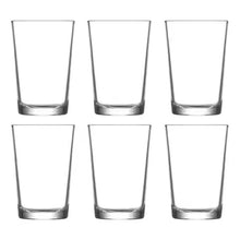 Lav Lara Drinkglazen Set van 6 – 205 ml – 10 cm Hoog – Glaswerk voor Water, Sap en Frisdrank
