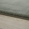Vloerkleed rond FLUFFY Groengrijs - Ultiem zacht en comfortabel