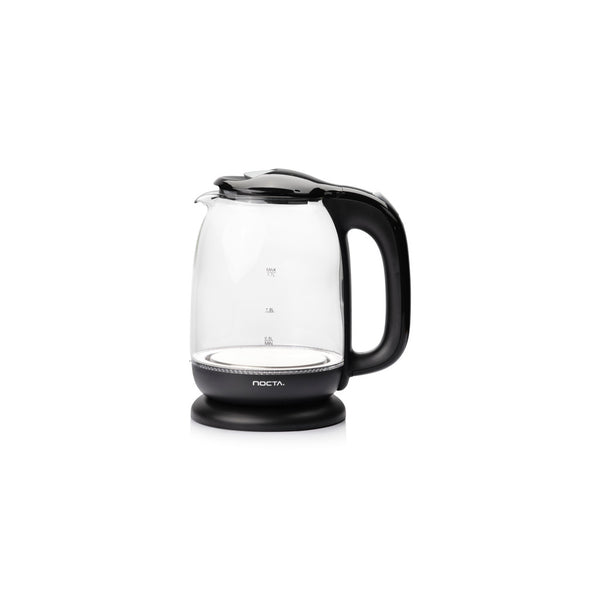 Nocta glazen waterkoker 1,7 liter – met LED-verlichting – 2200W – zwart