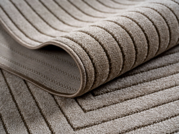 Vloerkleed NOVA 1202 Beige – Japandi Stijl | Indoor & Outdoor – detailfoto 2