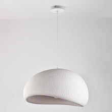 Japandi Wabi-Sabi Hanglamp 40 cm – Minimalistische Hars Plafondlamp – In Hoogte Verstelbaar – E27 Fitting