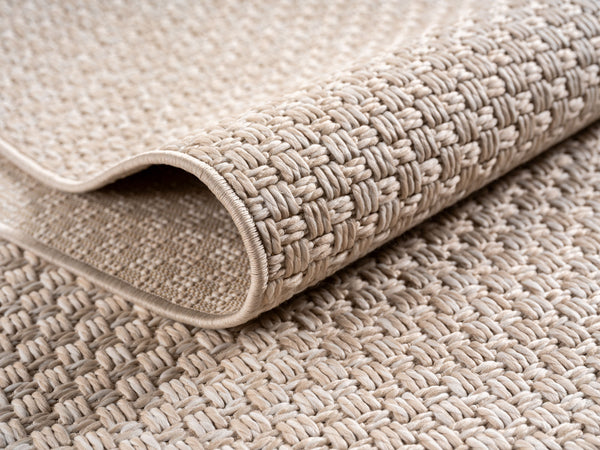 Vloerkleed Ibiza 1903 Beige – Indoor & Outdoor – 100% Polypropyleen – 5 mm poolhoogte – detailfoto 2