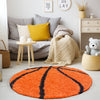 Vloerkleed FUN ORANGE Shaggy Rond – Zacht, Modern & Kindvriendelijk