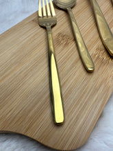 Luxe gouden bestek van roestvrij staal – 6-delig glanzend