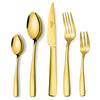 72-delige Gouden Bestekset – 12 Persoons | Luxe Koffer