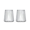 Trendy Linea drinkglazen – 350 ml borosilicaatglas – Set van 2