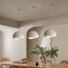 Japandi Wabi-Sabi Hanglamp 40 cm – Minimalistische Hars Plafondlamp – In Hoogte Verstelbaar – E27 Fitting