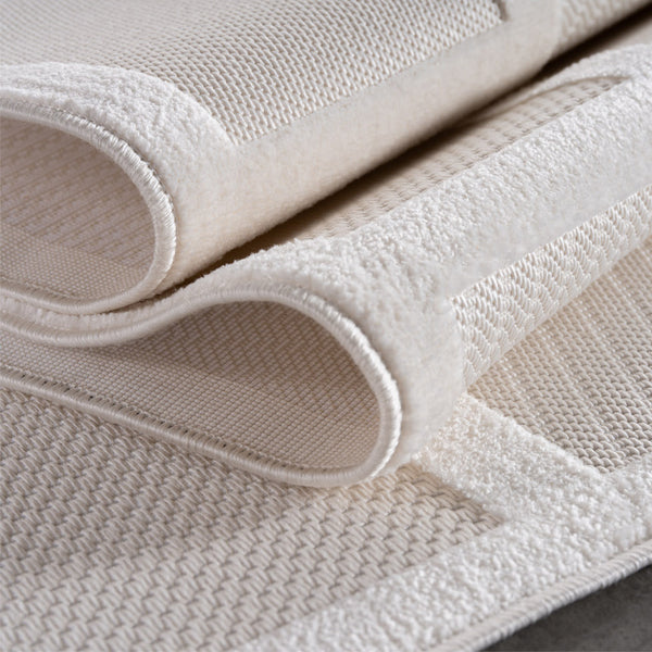 Vloerkleed DOHA 1657 – Cream, Modern Design, Anti-Slip – detailfoto 2