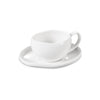 Curvy espressoset wit – 12 delig – 6 persoons – 120 ml Turkse koffie – detailfoto 2