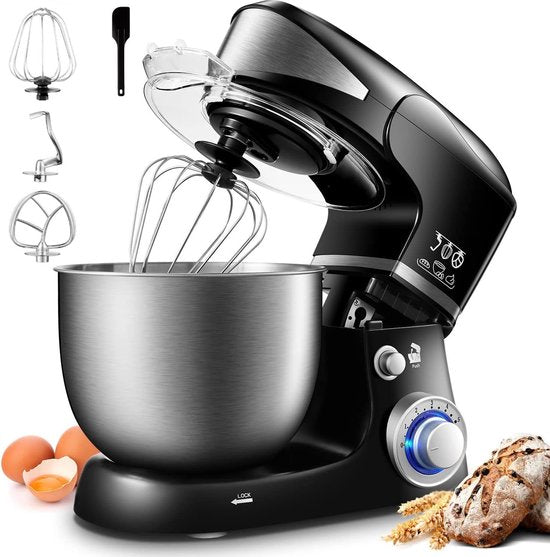 Royalty Line Keukenmachine – 6.0L | 1600W – Compleet met Accessoires
