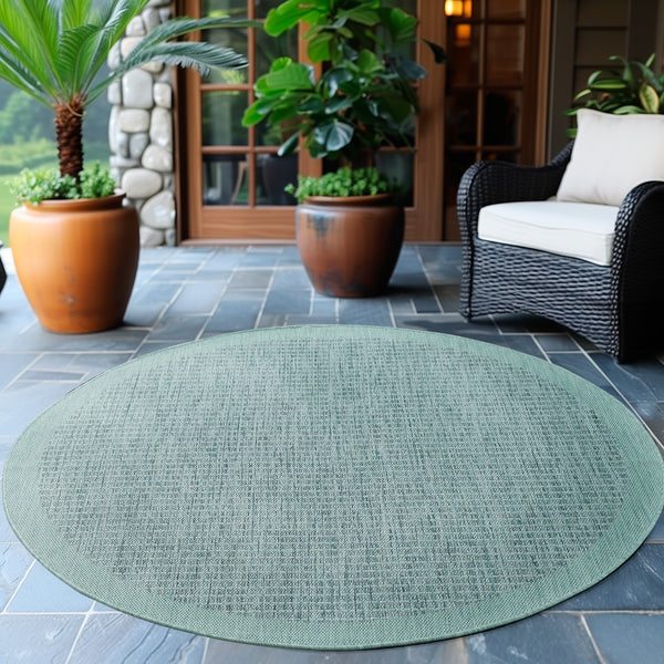 Vloerkleed GIZA rond Blue – Voor Binnen en Buiten