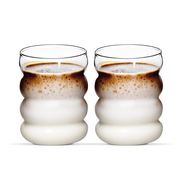 Trendy Bubble glazen 2-delig 300 ml – Borosilicaat glas – detailfoto 2