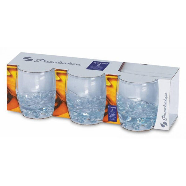 Pasabahce Sylvana whiskeyglazen – set van 3 – 315 ml