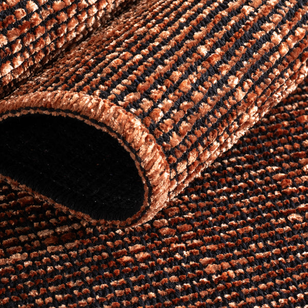 Vloerkleed SPACE Koper – Pure Luxe in een Tijdloos Design – detailfoto 2