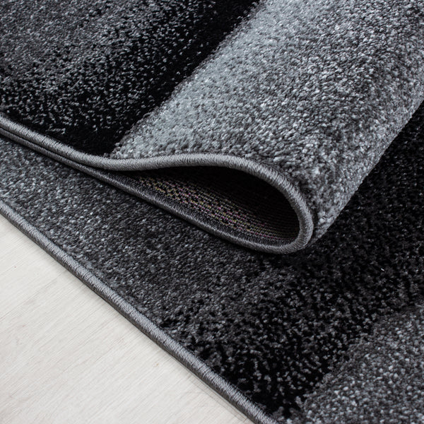Vloerkleed LUCCA 1840 BLACK – Modern Design – detailfoto 2