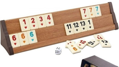 Star Okey VIP Houten Rummikub Set – Turks Okey Spel 101 met Melamine Stenen