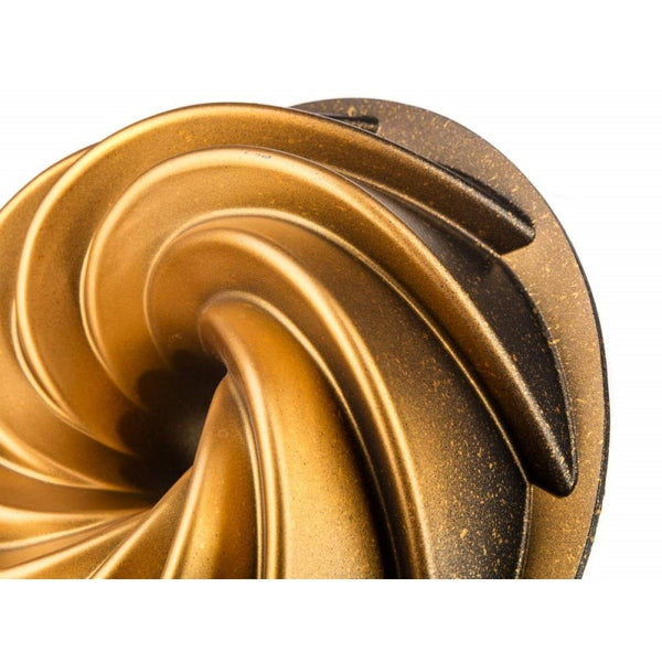 Cheflon Graniet Bakvorm Zwart Goud 24,5 cm – PFOA-vrij & Anti-aanbaklaag – detailfoto 2