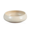 Trendy Cosmo Chubby porseleinen schaal beige 24 cm 7 cm hoog per stuk