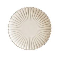 ontbijtbord beige servies modern 21 cm