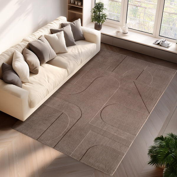 Vloerkleed Pompei 1614 Beige - Japandi stijl – detailfoto 2