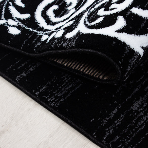 Vloerkleed MIAMI 6620 Black – Modern Design en Hoogwaardige Kwaliteit – detailfoto 2
