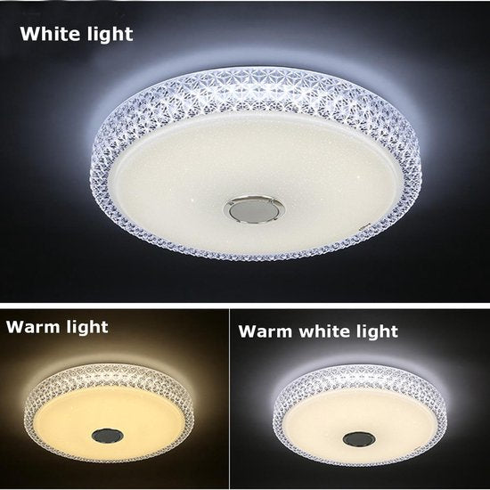 LED Plafondlamp met MP3-speler – Diameter 40 cm – detailfoto 2