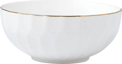 Bricard Muret Dinner Set Wit Goud 27-Delig – Luxe Porselein Servies 6 Personen met Gouden Rand